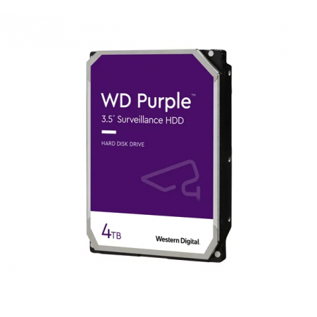 Western Digital WD Purple WD43PURZ 4TB Surveillance Hard Drive - Internal - 3.5" - SATA 6GB - 5400 RPM - Buffer: 256 MB