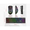 Havit Wired Mechanical C104 Keys Rainbow Backlit Gaming Keyboard and 4800DPI, 7 Button RGB Mouse Combo Set-Black