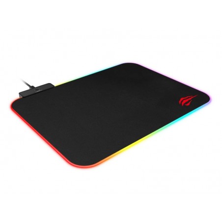 Havit RGB Lighting, Premium Fine-Mesh Cloth, Anti-slip Rubber Base Gaming Mouse Pad (360 x 260 x 3mm)