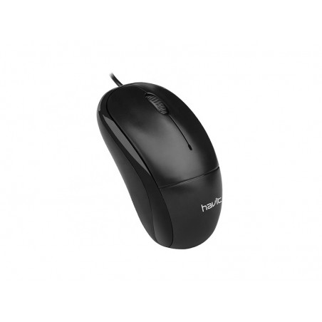 Havit MS851 USB2.0 wired Optical Mouse for Home & Office_Black