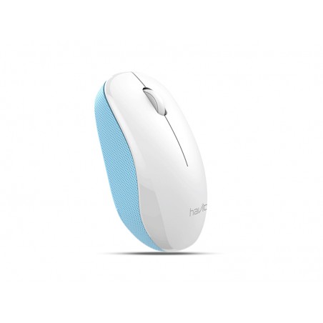 Havit MS66GT 2.4Ghz Wireless Mouse_White & Blue color