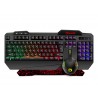 Marvo 3-in-1 Wired Rainbow Backlight gaming keyboard + Mouse + Mouse Pad Combo Set