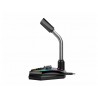 HAVIT GK56 Omnidirectional Adjustable USB Microphone for Computer with Led Light for Gaming Chatting - Black